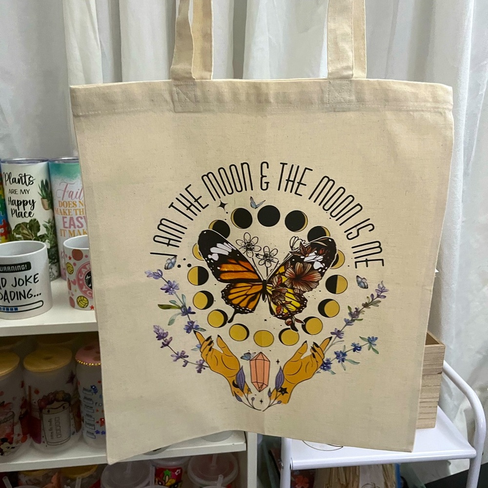 Celestial Canvas Tote Bag